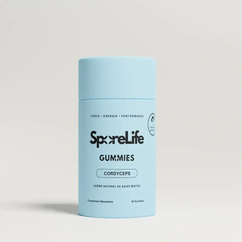 SporeLife Gummies Cordyceps Power : une énergie plus stable