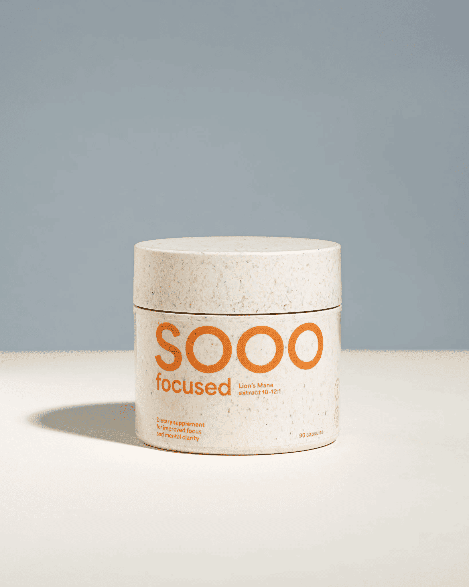 SOOO Focused est un complément alimentaire conçu pour les personnes recherchant une meilleure clarté mentale, une concentration accrue, et un soutien cognitif global. Ce produit met en avant un extrait biologique de Lion’s Mane (Hericium erinaceus), connu pour ses propriétés neuroprotectrices et ses effets bénéfiques sur le système nerveux.