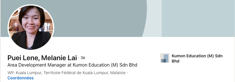 ÉTUDE N°2 : PUEI LENE - MALAYSIAN SCIENTIST
