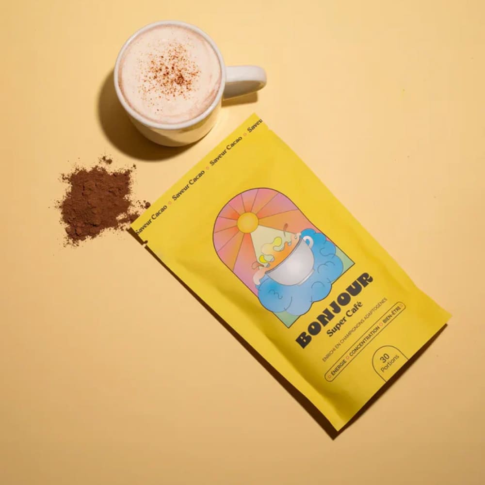 Spécialité de Bonjour Drink : boisson fonctionnelle aux champignons adaptogènes